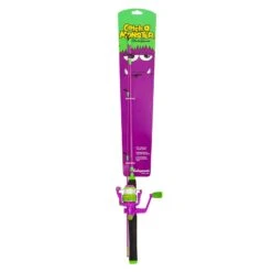 Shakespeare Catch A Monster Kids Spin Combo - Pink 4'6 15-30g -Fishing World Shop 48934 1